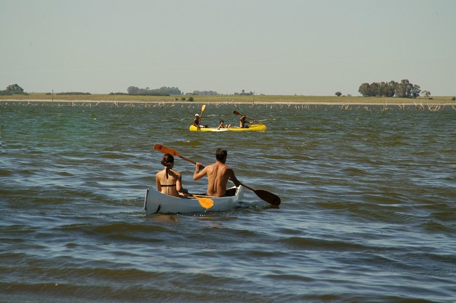 El Lago Epecuén en verano