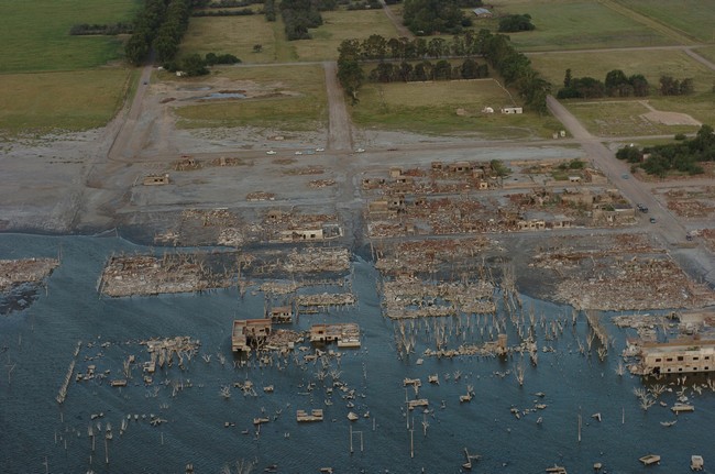 El Lago Epecuén en verano